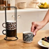 Karaca Leobra 5 Parça Standlı Çay Fincanı Seti 160 ml
