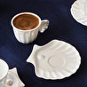 Karaca İstiridye Lüsterli 6 Kişilik Kahve Fincan Takımı 90 ml