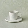 Karaca x Refika Bembeyaz Yuvarlak Tabaklı Kahve Fincanı 100 ml