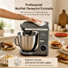 Karaca Mastermaid Chef Ultra D2000W Dijital Ekranlı Hamur Yoğurma Makinesi Galaxy Grey 7L