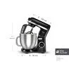 Karaca Mastermaid Chef Ultra D2000W Dijital Ekranlı Hamur Yoğurma Makinesi Black 7L