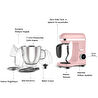 Karaca Mastermaid Chef Ultra D2000W Dijital Ekranlı Hamur Yoğurma Makinesi Pearly Pink 7L
