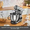 Karaca Mastermaid Chef Ultra D2000W Dijital Ekranlı Hamur Yoğurma Makinesi Shadow Gray 7L