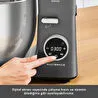 Karaca Mastermaid Chef Ultra D2000W Dijital Ekranlı Hamur Yoğurma Makinesi Shadow Gray 7L
