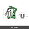 Karaca Mastermaid Chef Ultra D2000W Dijital Ekranlı Hamur Yoğurma Makinesi Emerald Green 7L