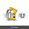 Karaca Mastermaid Chef Ultra D2000W Dijital Ekranlı Hamur Yoğurma Makinesi Pineapple Yellow 7L