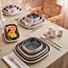 Karaca Earth Collection Regina White 55 Parça 12 Kişilik Yemek Takımı