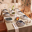 Karaca Earth Collection Regina White 55 Parça 12 Kişilik Yemek Takımı