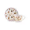 Karaca New Year Yılbaşı Gingerbread 6 Kişilik Kahve Fincan Takımı 80 ml