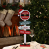 Karaca Home New Year Yılbaşı Santa Sign Dekoratif Obje 60x23x10 cm