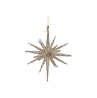 Karaca Home New Year Yılbaşı Glitter Star 3 Adet Ağaç Süsü Seti Gold 15x15x15 cm