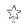 Karaca Home New Year Yılbaşı Shimmering Star Ağaç Başlığı Silver