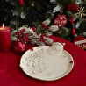Karaca Home New Year Yılbaşı Santa Dekoratif Tabak 28,7 x 26,3 x 5,5 cm