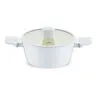 Jumbo Swiss Crystal Light Grey Derin Tencere 20 cm