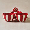 Karaca New Year Yılbaşı Candy Twist Bölmeli Çerezlik 21,5 cm
