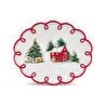 Karaca New Year Yılbaşı Cottage Kayık Tabak 30,5 cm