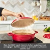 Karaca Swiss Crystal Neocast 7 Parça Döküm Tencere ve Tava Seti Kırmızı