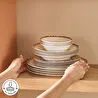 Karaca Forever Bone Miriam 24 Parça 6 Kişilik Yemek Takımı