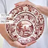Karaca Old Town 24 Parça 6 Kişilik Yemek Takımı Bordo