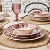 Karaca Old Town 24 Parça 6 Kişilik Yemek Takımı Bordo