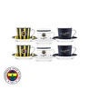 Karaca x Fenerbahçe Lisanslı 6 Kişilik Kahve Fincan Takımı 80 ml