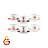 Karaca x Galatasaray Lisanslı 6 Kişilik Kahve Fincan Takımı 80 ml