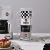 Karaca x Beşiktaş 4 Kişilik Standlı Çay Fincan Takımı 180 ml