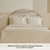 Karaca Home Branley Fırfırlı Çift Kişilik Yatak Örtüsü Takımı Natural