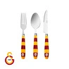 Karaca x Galatasaray Lisanslı 18 Parça 6 Kişilik Çatal Kaşık Bıçak Takımı