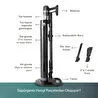 Homend Dustrider Pro 1270H Toz İstasyonlu Ergonomik Dikey Süpürge Siyah