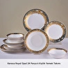 Karaca Royal Opal 24 Parça 6 Kişilik Yemek Takımı