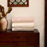 Karaca Home Lustar %100 Pamuk Banyo Havlusu Pudra 80x150 cm