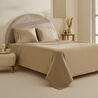 Karaca Home Lenmor %100 Pamuk Çift Kişilik Nevresim Takımı Bej