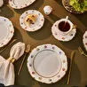 Karaca Royal Bone Diana 32 Parça 6 Kişilik Kahvaltı Takımı Gold