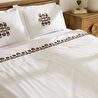 Karaca Home Nubea Nakışlı Çift Kişilik Nevresim Takımı Beyaz