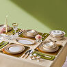 Emsan Empire Bone Imperial 55 Parça 12 Kişilik Yemek Takımı Gold