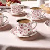 Karaca Pinky 6 Kişilik Kahve Fincan Takımı 80 ml