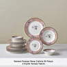 Karaca Forever Bone Calista 24 Parça 6 Kişilik Yemek Takımı