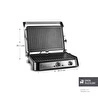 Emsan Toastmate 6 Dilim Kapasiteli Zaman Ayarlı Döküm Plakalı Izgara ve Tost Makinesi Inox 2000W