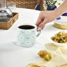 Karaca Daisy Lüsterli Mavi Mug 420 ml