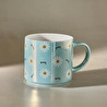 Karaca Daisy Lüsterli Mavi Mug 420 ml