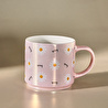 Karaca Daisy Lüsterli Pembe Mug 420 ml