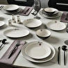 Karaca x Beşiktaş Lisanslı Elegance Bone Platin 53 Prç Yemek Takımı