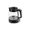 Emsan Glass Tea XL 2 in 1 Cam Çay Makinesi ve Kettle Space Gray