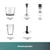 Homend Handmaid 1967H Blender Set Siyah Kırmızı