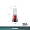 Homend Mixfresh 7026H Kişisel Smoothie Blender Siyah Kırmızı
