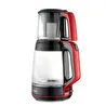 Homend Infinity 1764H Cam Çay Makinesi Siyah Kırmızı