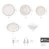 Emsan Elegance Bone Siena 53 Parça 12 Kişilik Yemek Takımı Gold