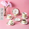 Emsan Romance 6 Kişilik New Bone Kahve Fincan Takımı Yeşil 90 ml
