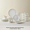 Karaca Fine Pearl Shell Gold 29 Parça 6 Kişilik Kahvaltı Takımı